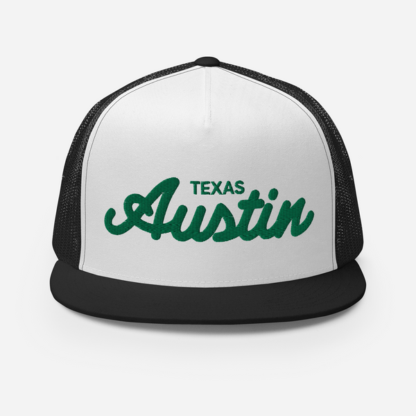 Austin, Texas Script Trucker Hat