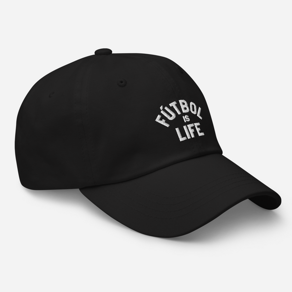Fútbol is Life Dad/Mom Hat - White