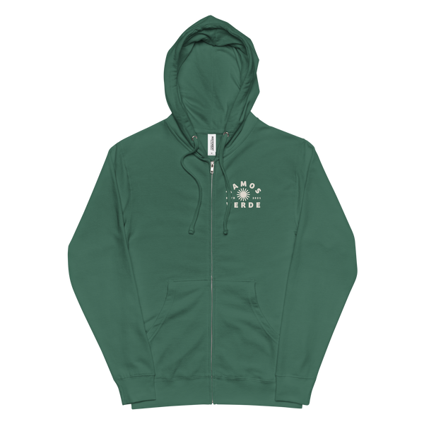 Vamos Verde Zip-Up Hoodie