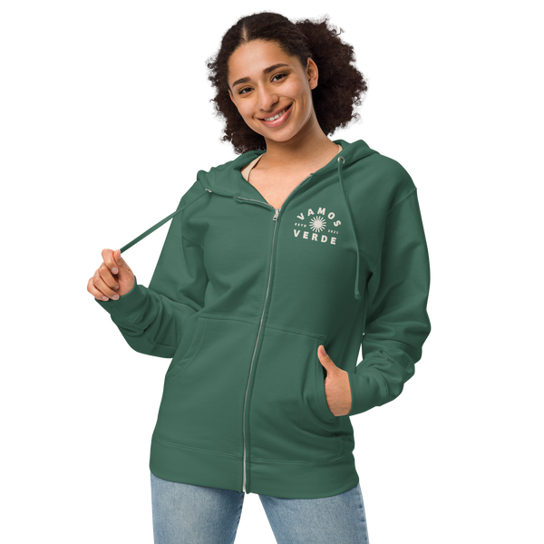 Vamos Verde Zip-Up Hoodie