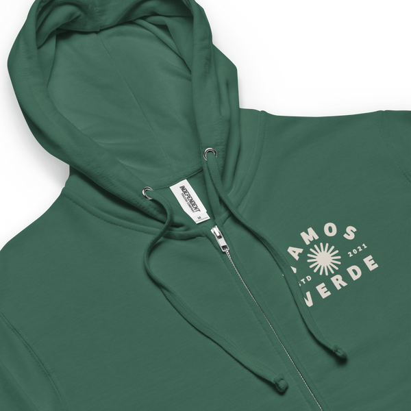 Vamos Verde Zip-Up Hoodie