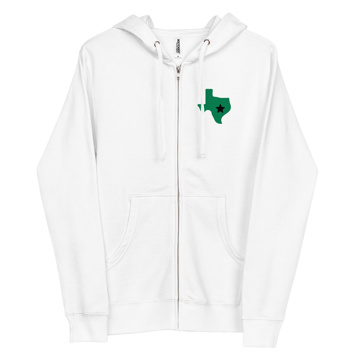 Texas Verde Zip Up Hoodie