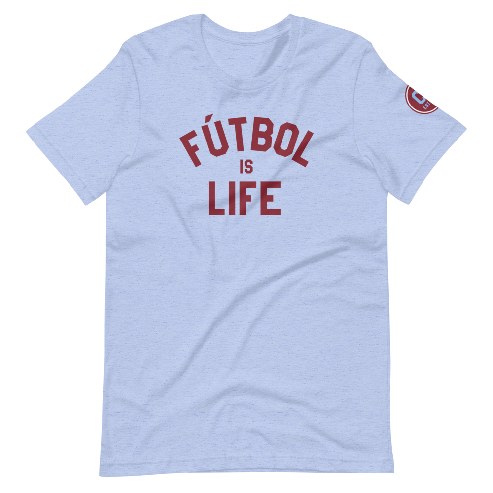 Colorado Fútbol is Life T-Shirt - Sky Blue