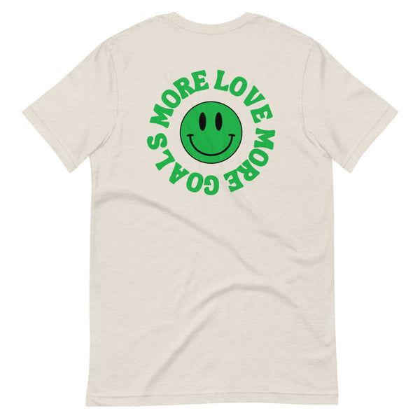 More Love, More Goals Short-Sleeve Unisex T-Shirt