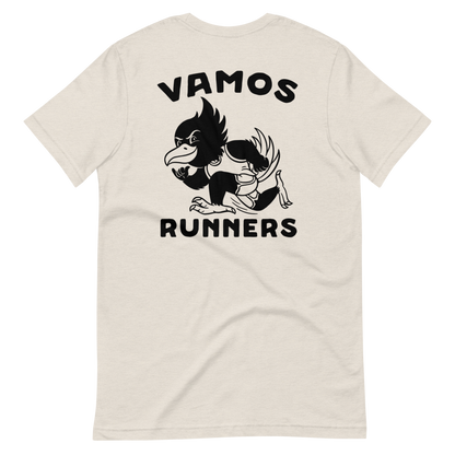 Vamos Runners Black Print T-Shirt