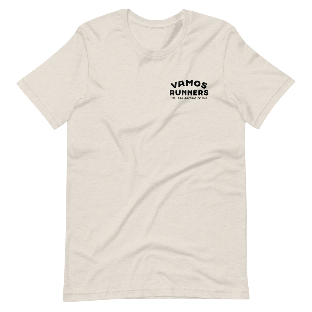 Vamos Runners Black Print T-Shirt
