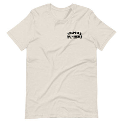 Vamos Runners Black Print T-Shirt