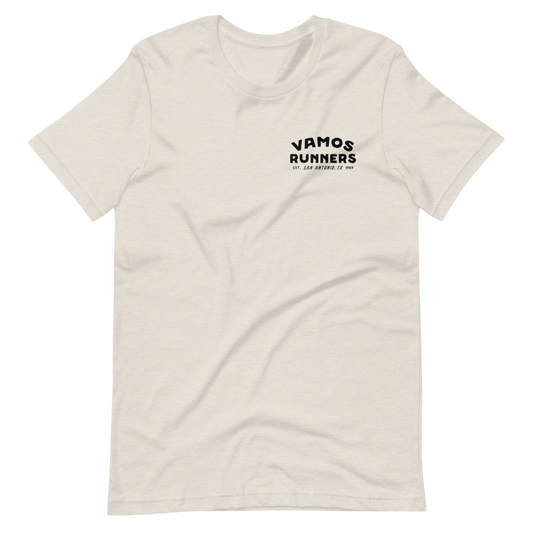 Vamos Runners Black Print T-Shirt