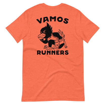 Vamos Runners Black Print T-Shirt