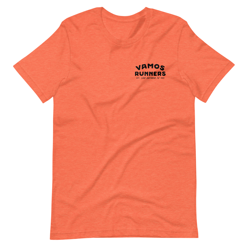 Vamos Runners Black Print T-Shirt