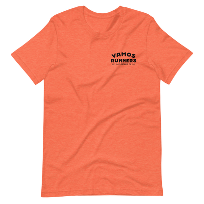 Vamos Runners Black Print T-Shirt