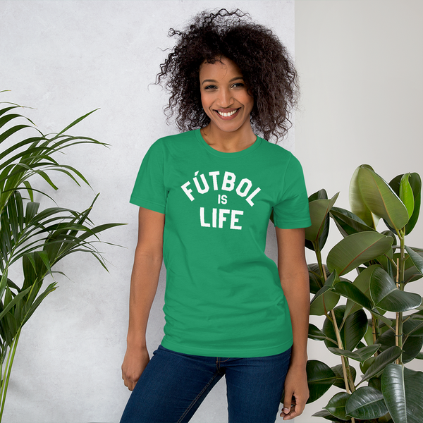 Fútbol is Life Austin Soccer Green T-Shirt