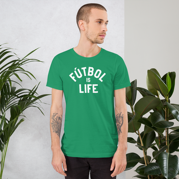 Fútbol is Life Austin Soccer Green T-Shirt