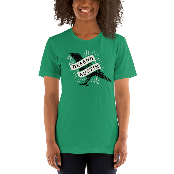 Defend Austin Grackle T-Shirt - Green