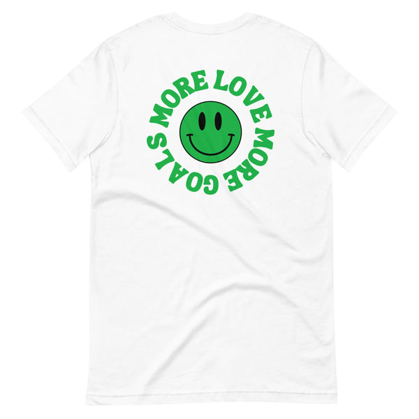 More Love, More Goals Short-Sleeve Unisex T-Shirt