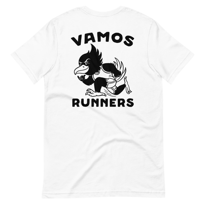 Vamos Runners Black Print T-Shirt