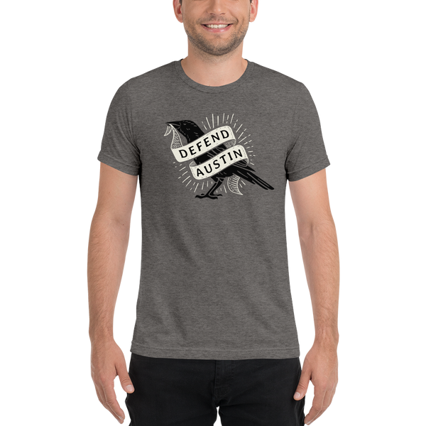 Defend Austin Grackle T-Shirt - Tri-blend