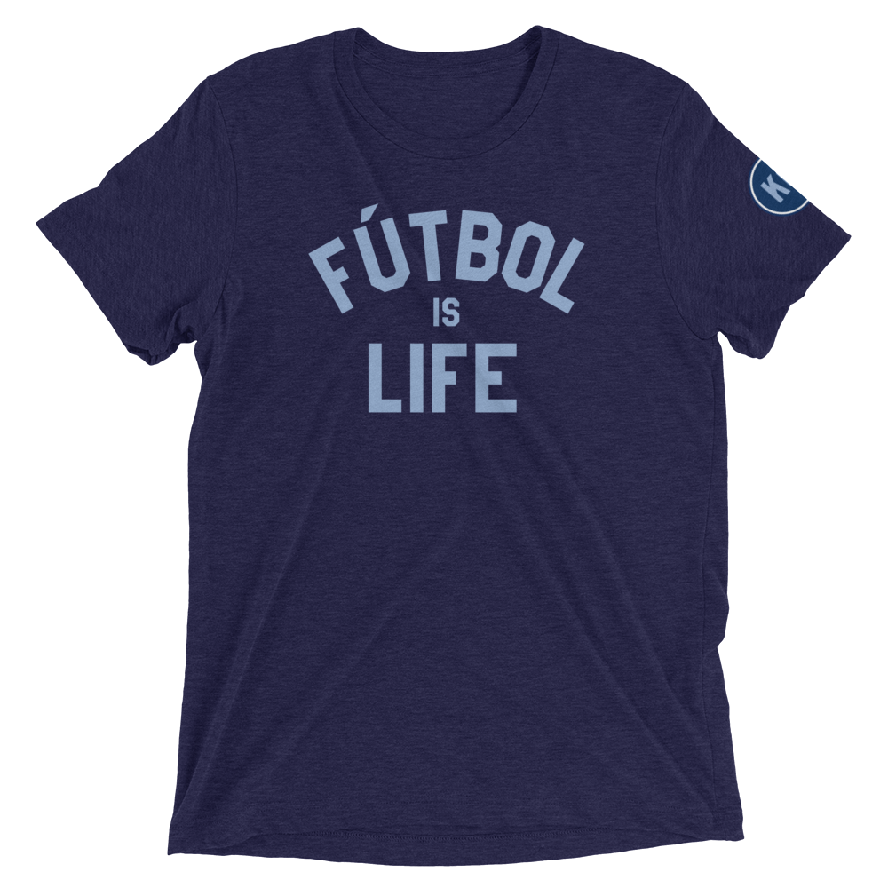 Kansas City Fútbol is Life Tri-Blend T-Shirt