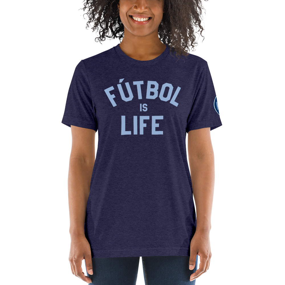 Kansas City Fútbol is Life Tri-Blend T-Shirt