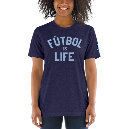 Kansas City Fútbol is Life Tri-Blend T-Shirt