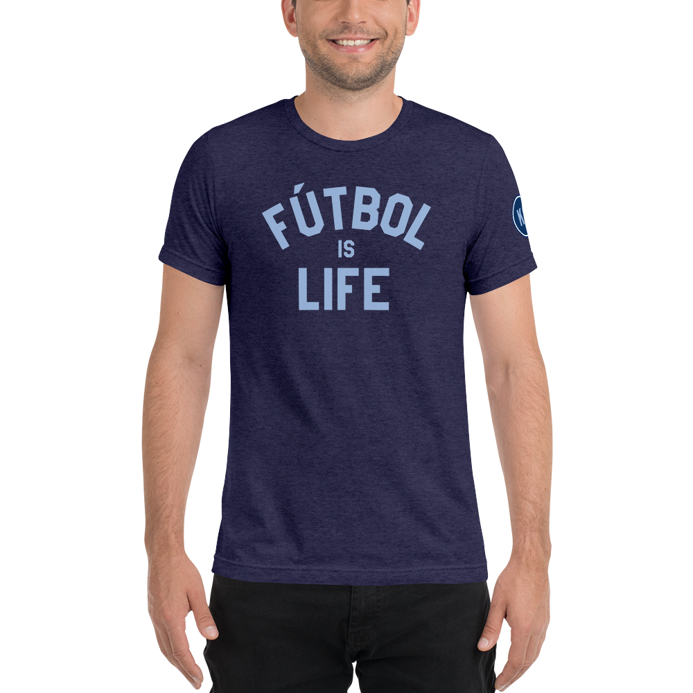 Kansas City Fútbol is Life Tri-Blend T-Shirt