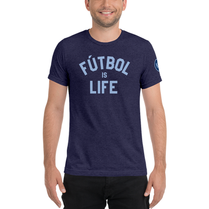 Kansas City Fútbol is Life Tri-Blend T-Shirt
