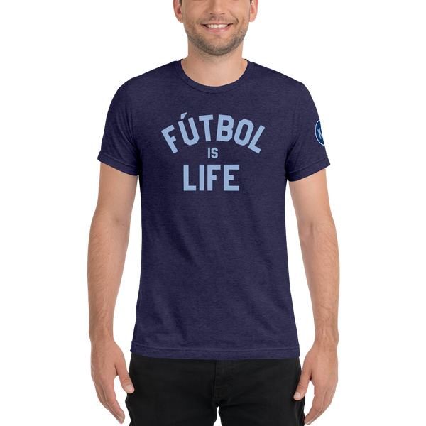 Kansas City Fútbol is Life Tri-Blend T-Shirt