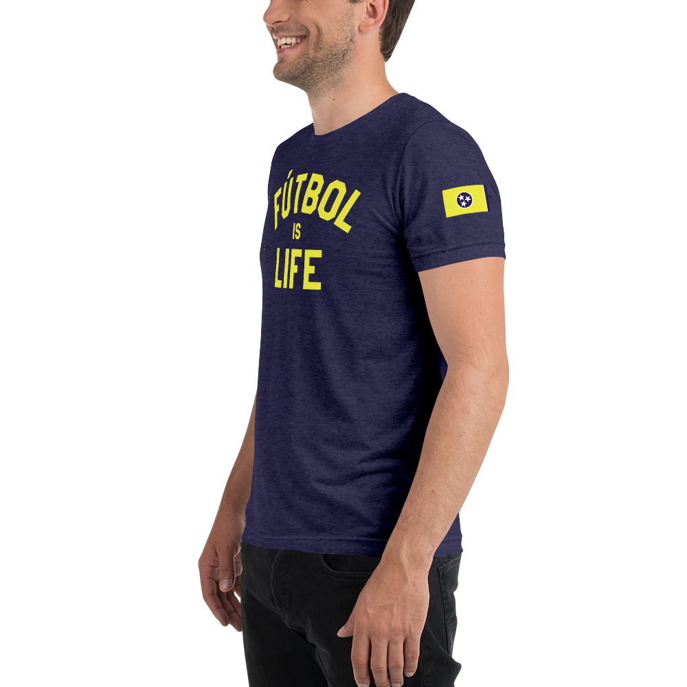Nashville Fútbol is Life Tri-Blend T-Shirt