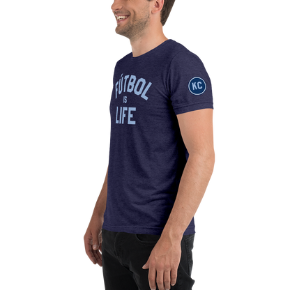 Kansas City Fútbol is Life Tri-Blend T-Shirt
