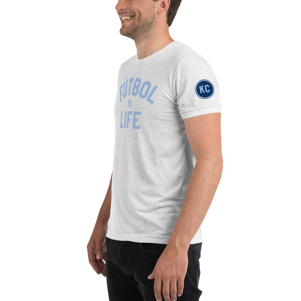 Kansas City Fútbol is Life Tri-Blend T-Shirt