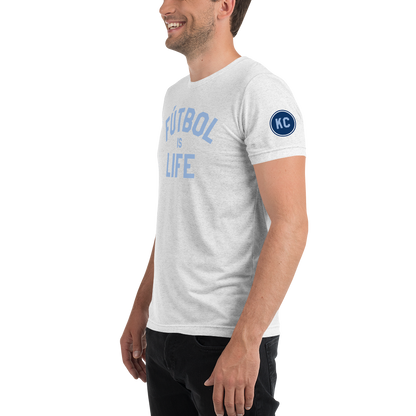 Kansas City Fútbol is Life Tri-Blend T-Shirt